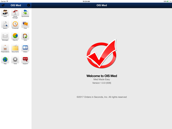 OIS Med iPad  سکرین شاٹس